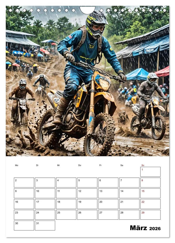 Weitere Ansicht: Vollgas und Adrenalin - Motocross-Action pur! (Wandkalender 2026 DIN A4 hoch), CALVENDO Monatskalender | Andreas Spreider, Calvendo