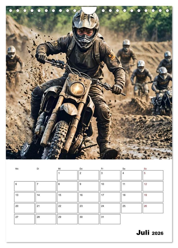 Weitere Ansicht: Vollgas und Adrenalin - Motocross-Action pur! (Wandkalender 2026 DIN A4 hoch), CALVENDO Monatskalender | Andreas Spreider, Calvendo