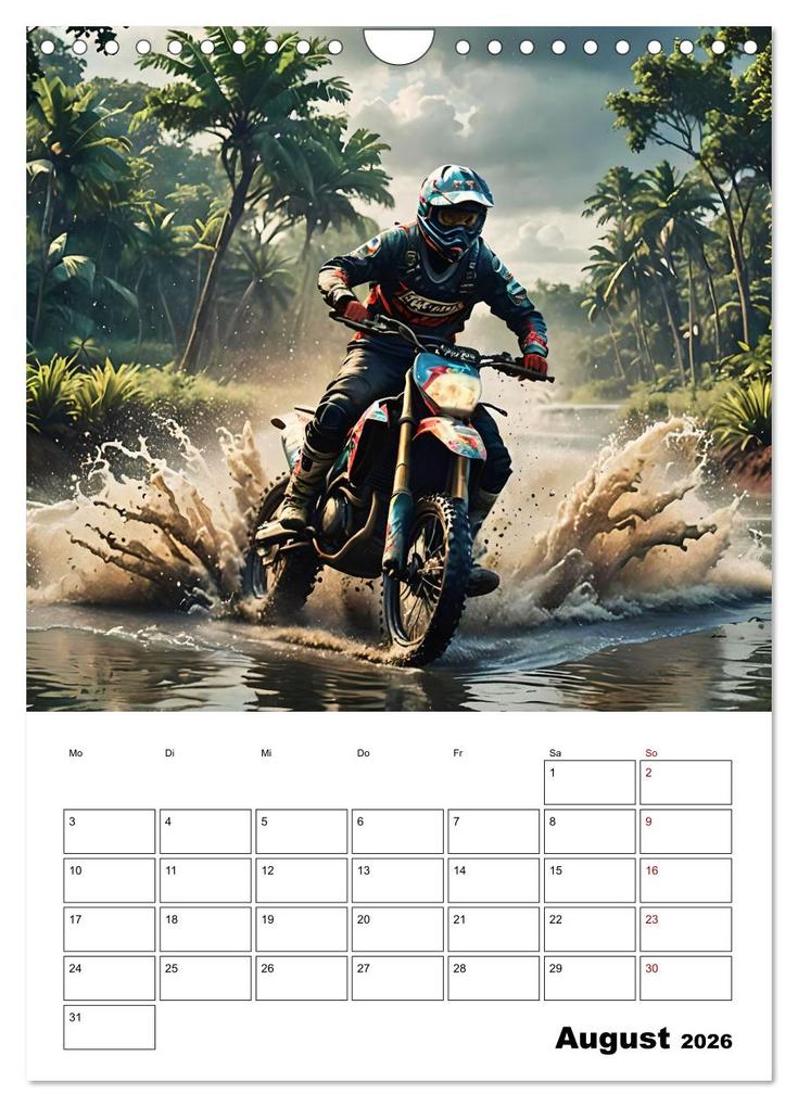 Weitere Ansicht: Vollgas und Adrenalin - Motocross-Action pur! (Wandkalender 2026 DIN A4 hoch), CALVENDO Monatskalender | Andreas Spreider, Calvendo