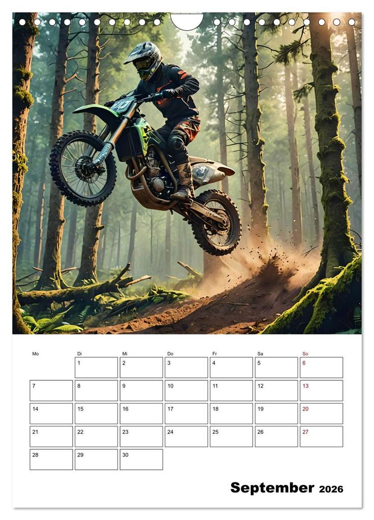 Weitere Ansicht: Vollgas und Adrenalin - Motocross-Action pur! (Wandkalender 2026 DIN A4 hoch), CALVENDO Monatskalender | Andreas Spreider, Calvendo