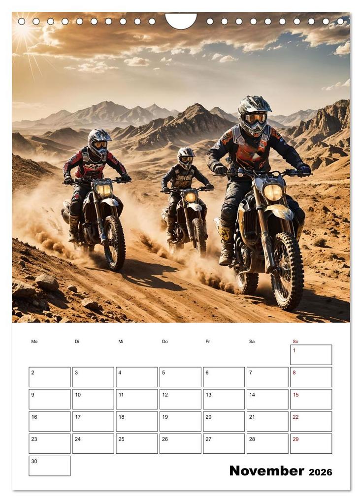 Weitere Ansicht: Vollgas und Adrenalin - Motocross-Action pur! (Wandkalender 2026 DIN A4 hoch), CALVENDO Monatskalender | Andreas Spreider, Calvendo