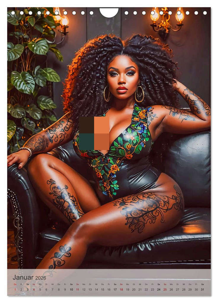 Weitere Ansicht: Verführerische Momente - Heiße Kurven und schwarzes Leder (Wandkalender 2026 DIN A4 hoch), CALVENDO Monatskalender | pixs:sell pixs:sell, Sell Pixs:Sell, Calvendo, pixs:sell