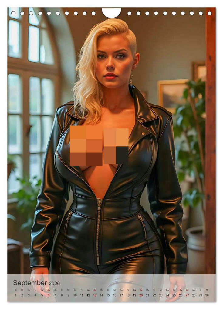 Weitere Ansicht: Verführerische Momente - Heiße Kurven und schwarzes Leder (Wandkalender 2026 DIN A4 hoch), CALVENDO Monatskalender | pixs:sell pixs:sell, Sell Pixs:Sell, Calvendo, pixs:sell