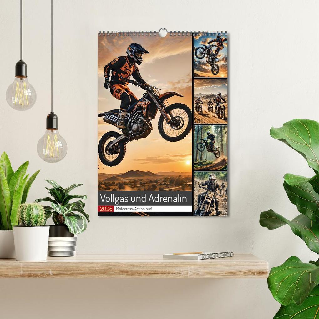 Weitere Ansicht: Vollgas und Adrenalin - Motocross-Action pur! (Wandkalender 2026 DIN A3 hoch), CALVENDO Monatskalender | Andreas Spreider, Calvendo