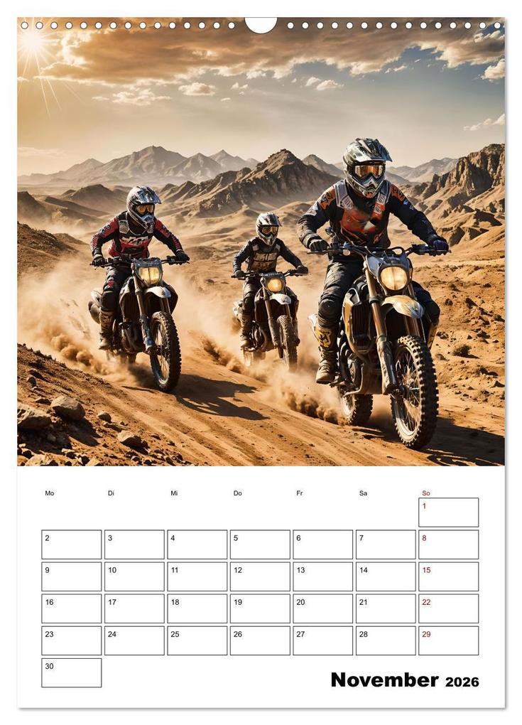Weitere Ansicht: Vollgas und Adrenalin - Motocross-Action pur! (Wandkalender 2026 DIN A3 hoch), CALVENDO Monatskalender | Andreas Spreider, Calvendo