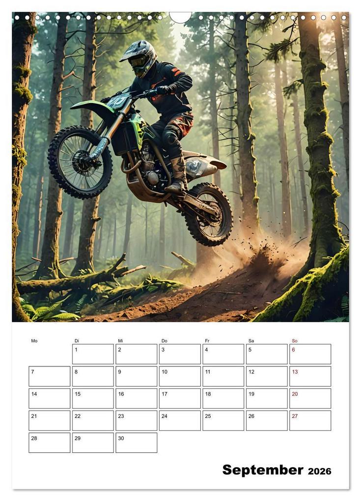 Weitere Ansicht: Vollgas und Adrenalin - Motocross-Action pur! (Wandkalender 2026 DIN A3 hoch), CALVENDO Monatskalender | Andreas Spreider, Calvendo