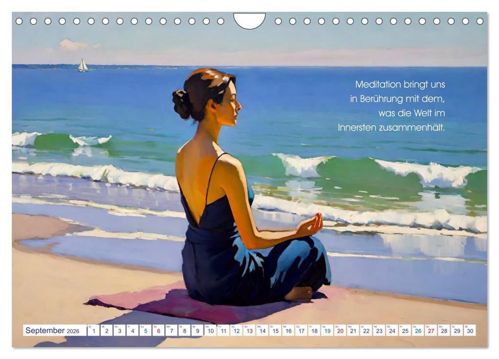 Weitere Ansicht: Johann Wolfgang von Goethe. Berühmte Zitate malerisch inszeniert (Wandkalender 2026 DIN A4 quer), CALVENDO Monatskalender | Steffani Lehmann, Calvendo