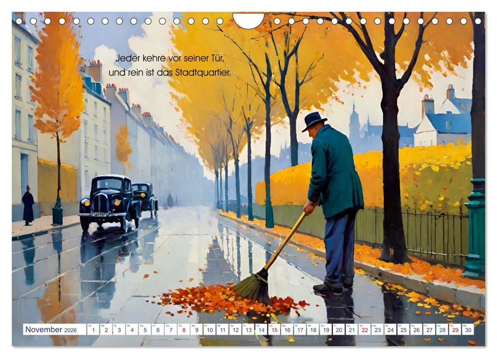 Weitere Ansicht: Johann Wolfgang von Goethe. Berühmte Zitate malerisch inszeniert (Wandkalender 2026 DIN A4 quer), CALVENDO Monatskalender | Steffani Lehmann, Calvendo