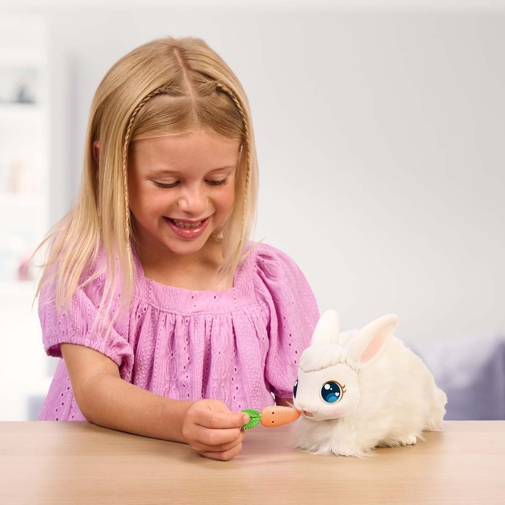 Weitere Ansicht: Moose Toys 300212 - Little Live Pets, Mama Surprise Spielset Interaktiv, Hasen-Mama mit 3 Häschen-Babys und Zubehör