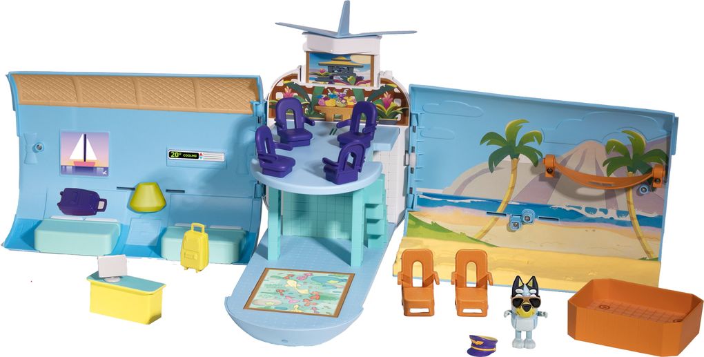 Weitere Ansicht: MooseToys - Bluey 3-in-1-Flugzeug-Spielset