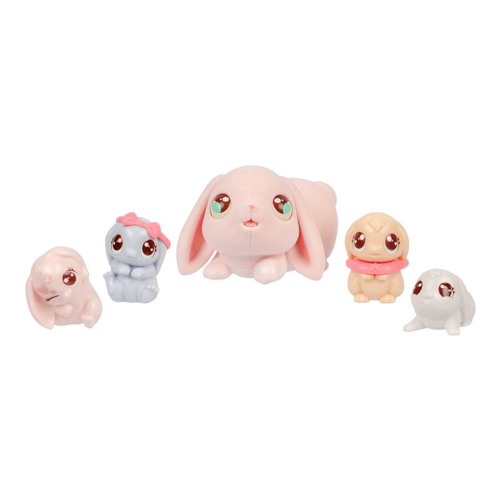 Weitere Ansicht: Moose Toys 300300 - Little Live Pets, Mama Surprise Mini Spielset Bunny, Interaktive Mini-Hasen Mama mit 4 Babys und Zubehör