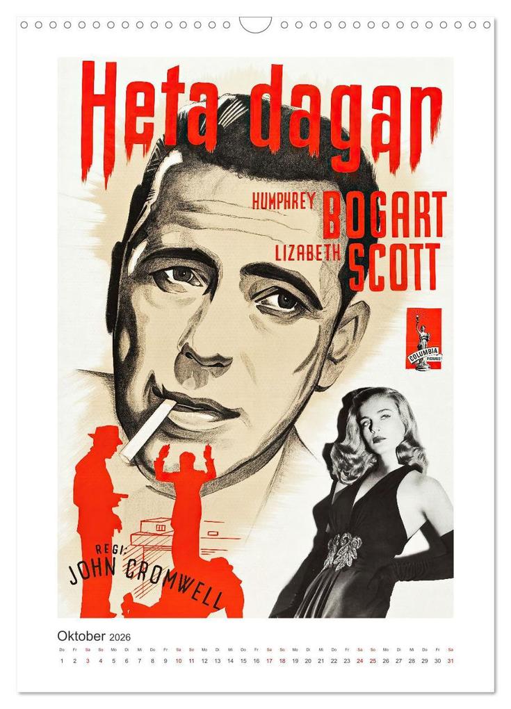 Weitere Ansicht: Eric Rohman - Filmgeschichte in Plakaten (Wandkalender 2026 DIN A3 hoch), CALVENDO Monatskalender | Peter Balan, Calvendo