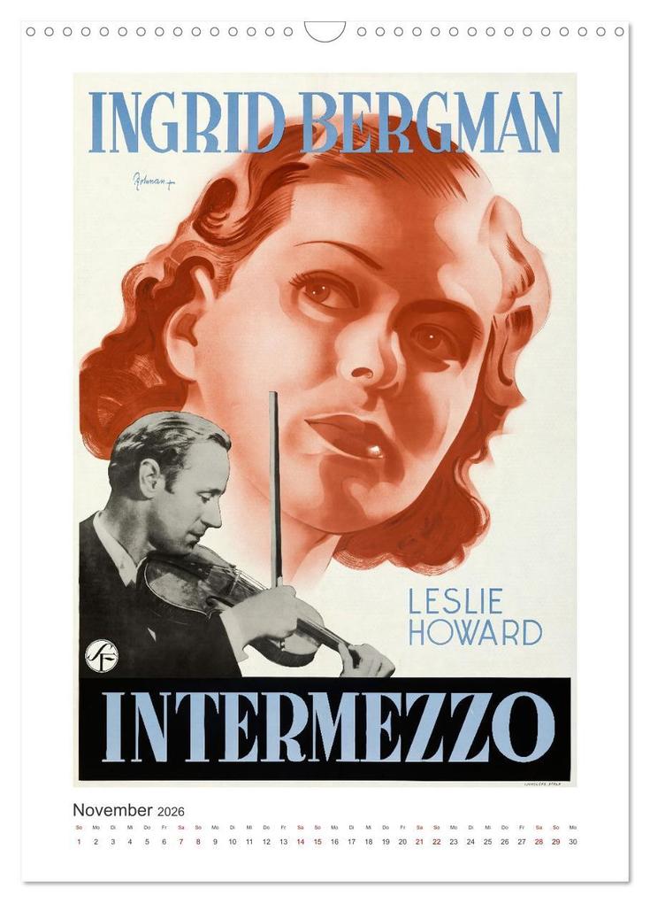 Weitere Ansicht: Eric Rohman - Filmgeschichte in Plakaten (Wandkalender 2026 DIN A3 hoch), CALVENDO Monatskalender | Peter Balan, Calvendo