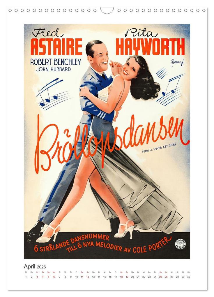 Weitere Ansicht: Eric Rohman - Filmgeschichte in Plakaten (Wandkalender 2026 DIN A3 hoch), CALVENDO Monatskalender | Peter Balan, Calvendo