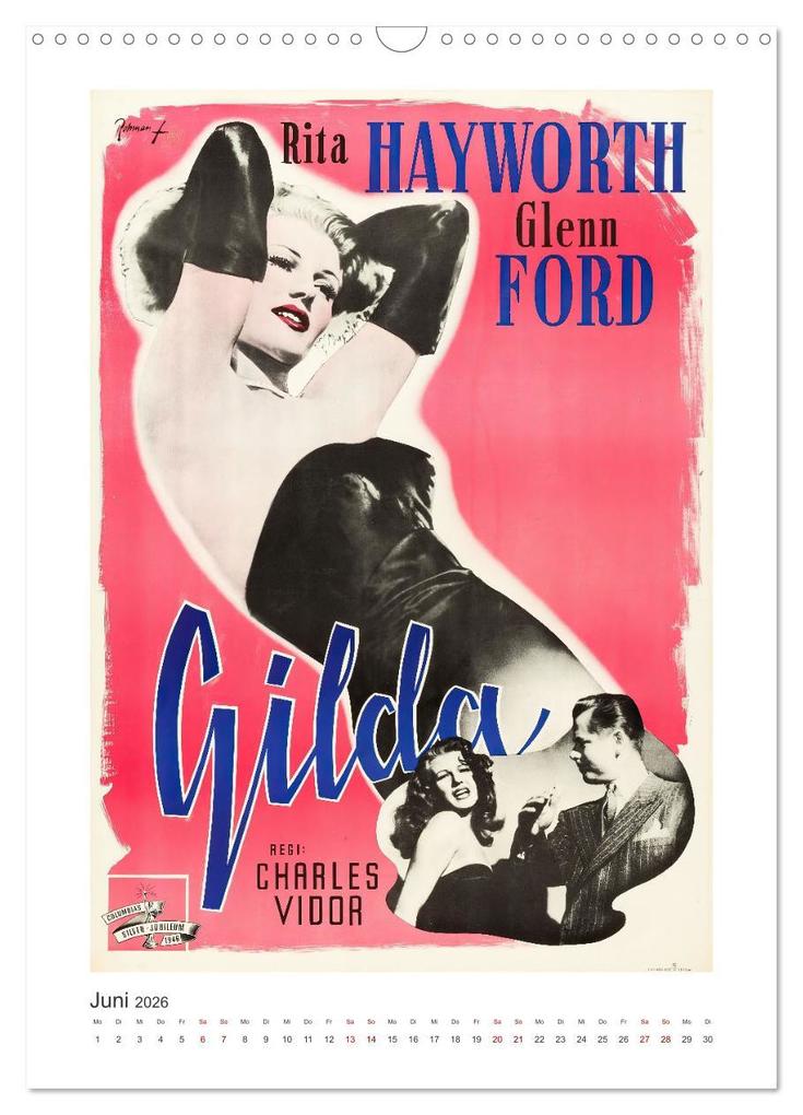 Weitere Ansicht: Eric Rohman - Filmgeschichte in Plakaten (Wandkalender 2026 DIN A3 hoch), CALVENDO Monatskalender | Peter Balan, Calvendo