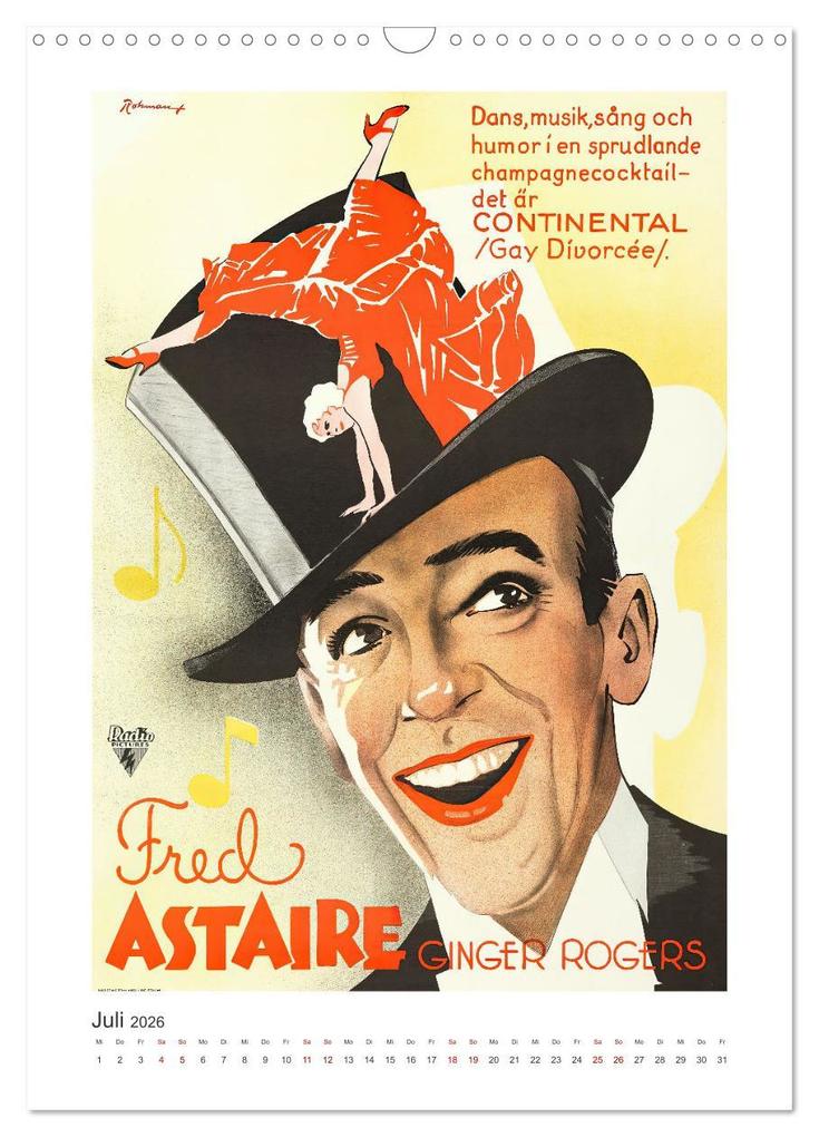 Weitere Ansicht: Eric Rohman - Filmgeschichte in Plakaten (Wandkalender 2026 DIN A3 hoch), CALVENDO Monatskalender | Peter Balan, Calvendo