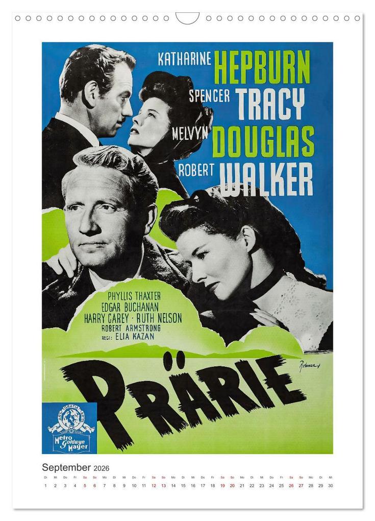 Weitere Ansicht: Eric Rohman - Filmgeschichte in Plakaten (Wandkalender 2026 DIN A3 hoch), CALVENDO Monatskalender | Peter Balan, Calvendo