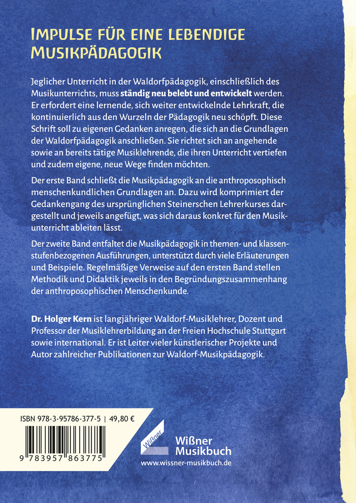 Weitere Ansicht: Musikunterricht aus Menschenkunde | Holger Kern