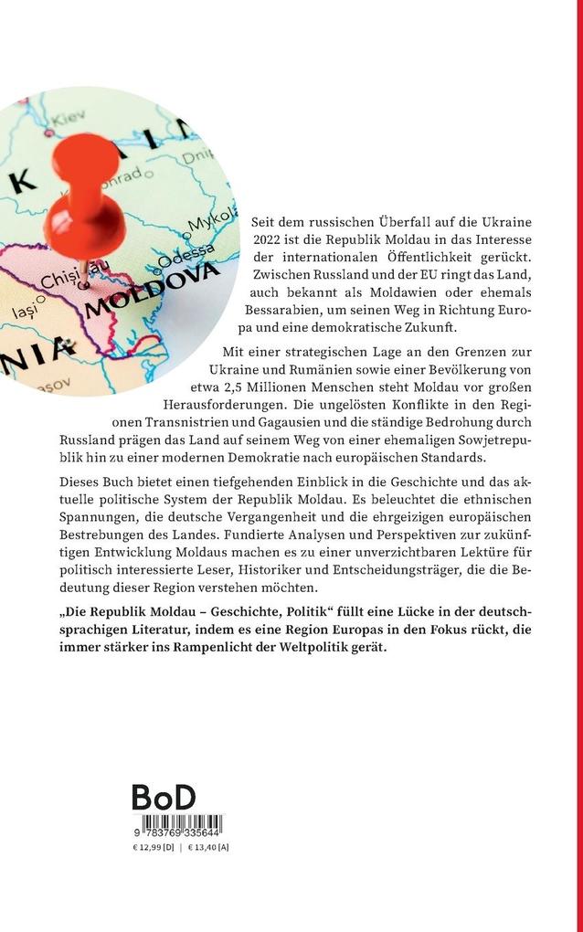 Weitere Ansicht: Die Republik Moldau | Karl Weinhuber, Patricia Dmoc, Guido Schratzer