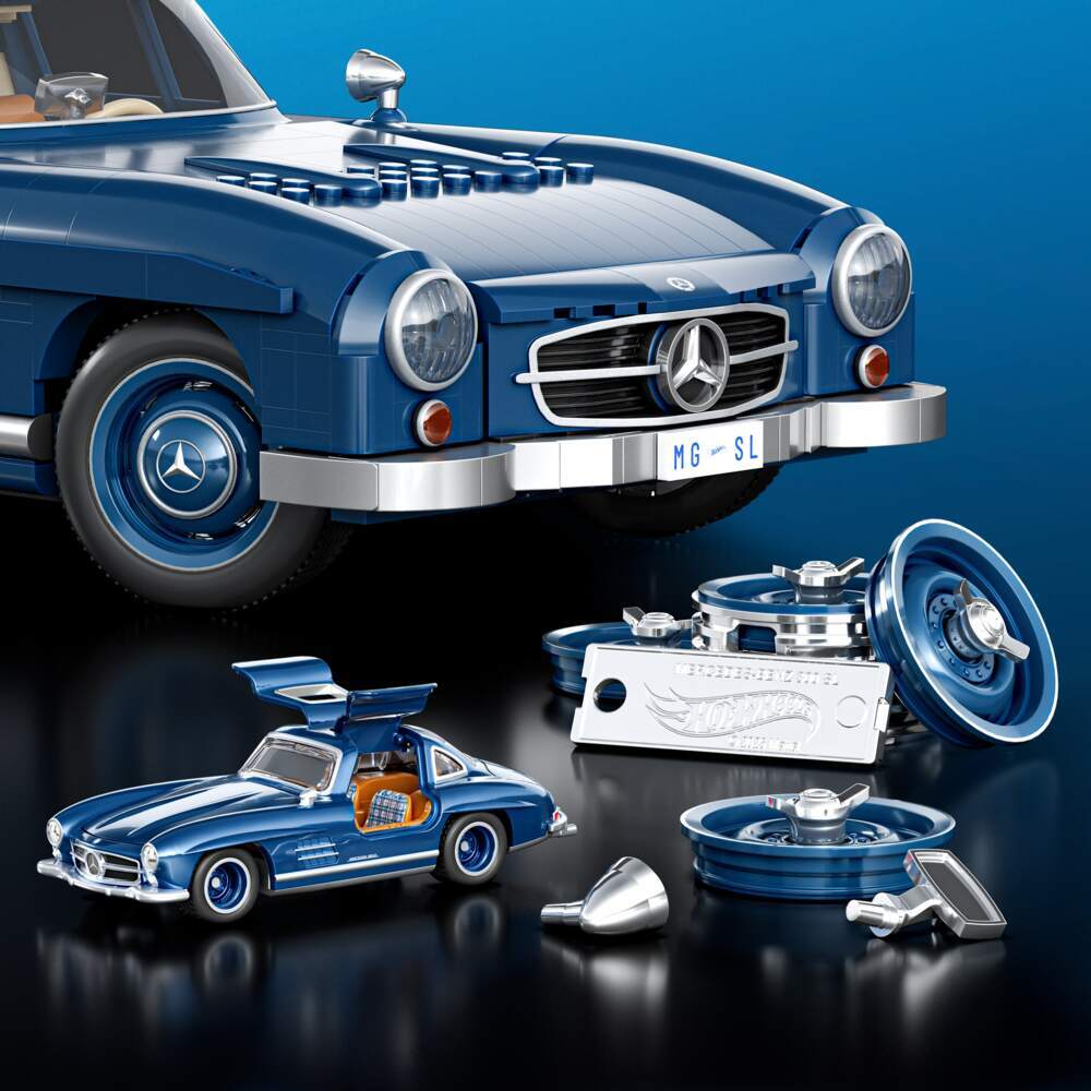 Weitere Ansicht: MEGA Showcase Hot Wheels Mercedes-Benz 300SL
