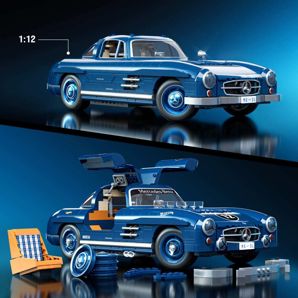 Weitere Ansicht: MEGA Showcase Hot Wheels Mercedes-Benz 300SL