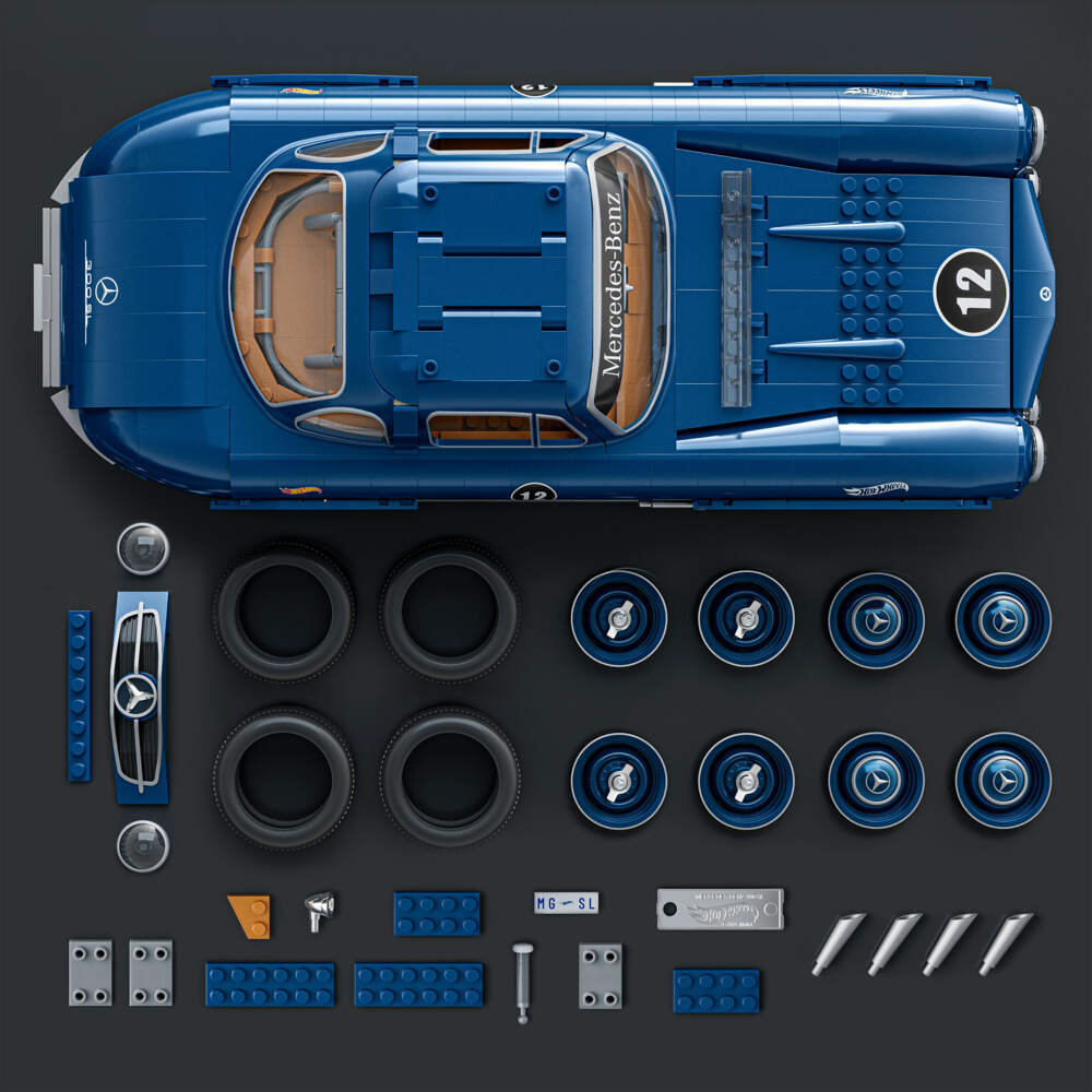 Weitere Ansicht: MEGA Showcase Hot Wheels Mercedes-Benz 300SL