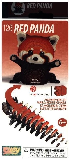 Produktbild: EUGY - 3D Bastelset Roter Panda