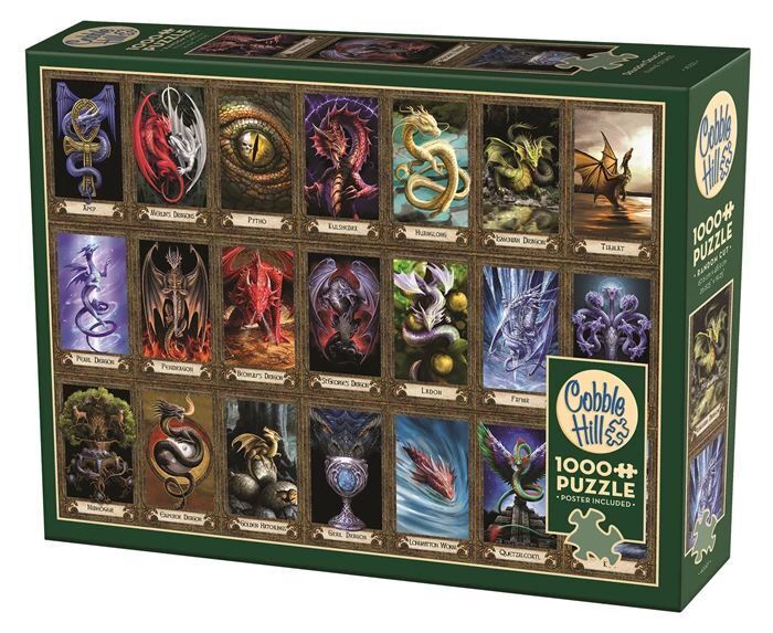 Produktbild: COBBLE HILL PUZZLES - Drachen 1000 Teile