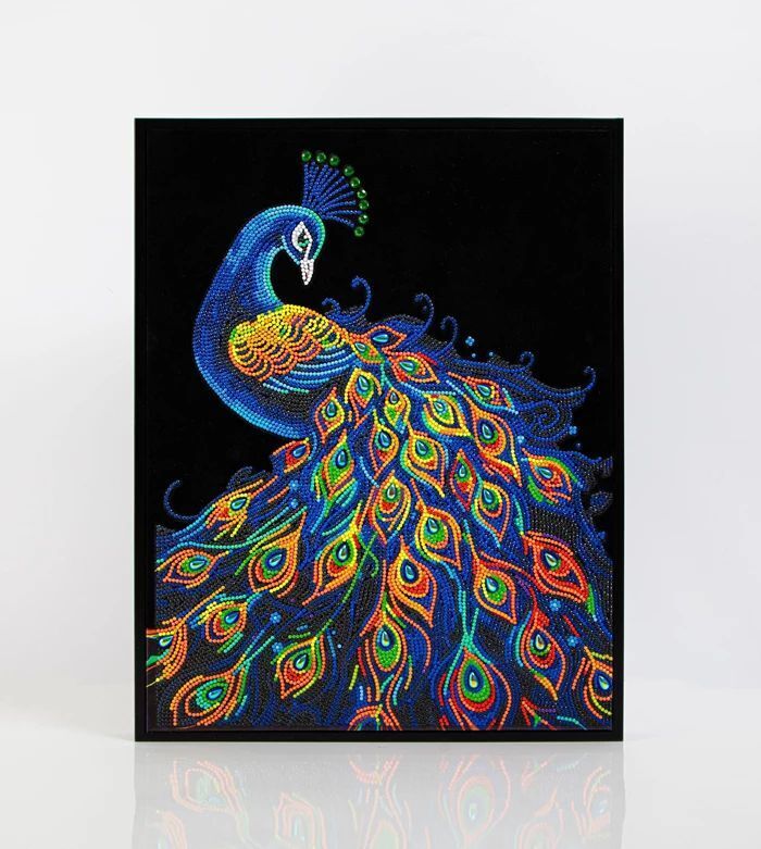 Produktbild: DIAMOND DOTZ - Diamond Painting Neon Pfau