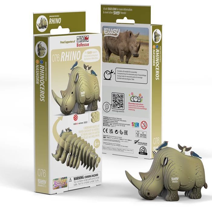 Produktbild: Eugy - 3D Bastelset Nashorn