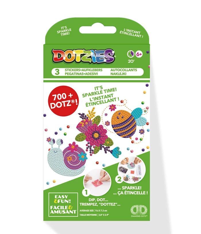 Produktbild: Dotzies - Diamond Painting Sticker Garten-Freunde