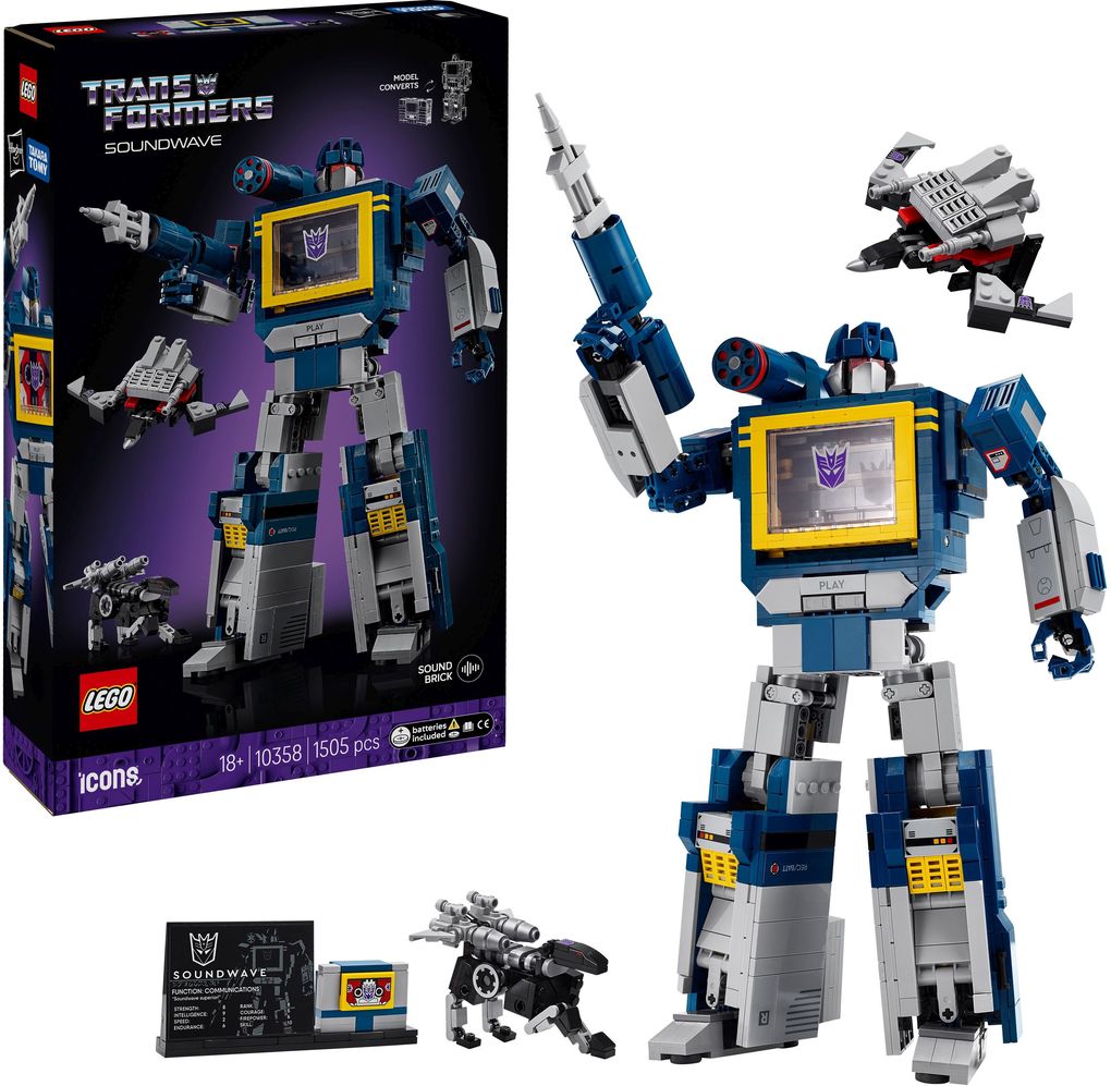 Produktbild: LEGO® Icons 10358 Transformers: Soundwave