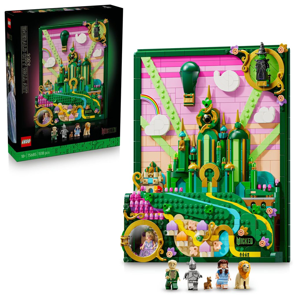 Produktbild: LEGO® Wicked 75685 Emerald City Wandkunst