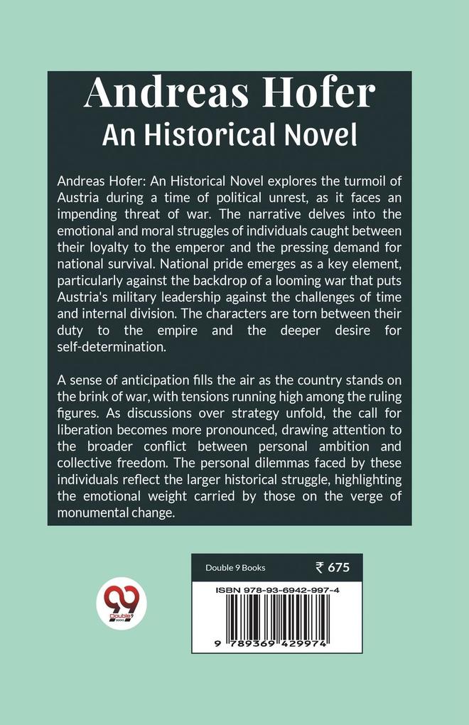 Weitere Ansicht: Andreas Hofer An Historical Novel | L. Muhlbach