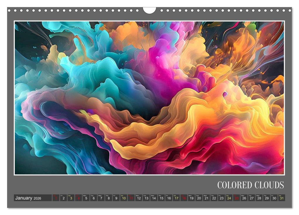 Weitere Ansicht: Fantasy in shape and color (Wall Calendar 2026 DIN A3 landscape), CALVENDO 12 Month Wall Calendar | Calvendo, Werner Braun