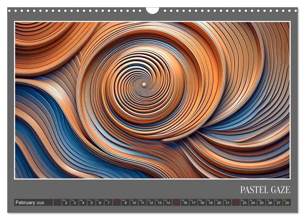 Weitere Ansicht: Fantasy in shape and color (Wall Calendar 2026 DIN A3 landscape), CALVENDO 12 Month Wall Calendar | Calvendo, Werner Braun