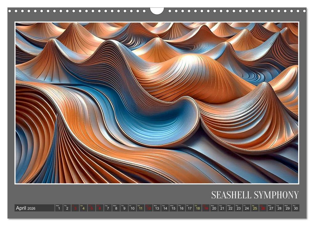 Weitere Ansicht: Fantasy in shape and color (Wall Calendar 2026 DIN A3 landscape), CALVENDO 12 Month Wall Calendar | Calvendo, Werner Braun