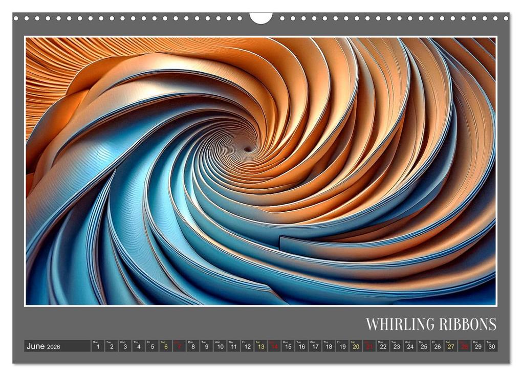 Weitere Ansicht: Fantasy in shape and color (Wall Calendar 2026 DIN A3 landscape), CALVENDO 12 Month Wall Calendar | Calvendo, Werner Braun