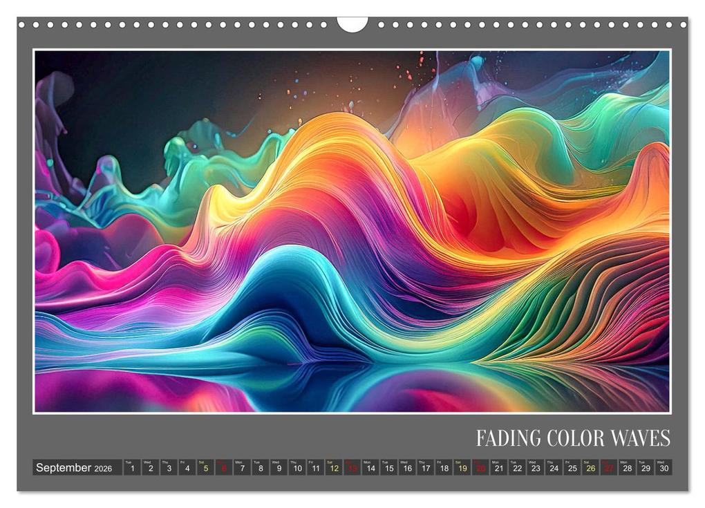 Weitere Ansicht: Fantasy in shape and color (Wall Calendar 2026 DIN A3 landscape), CALVENDO 12 Month Wall Calendar | Calvendo, Werner Braun