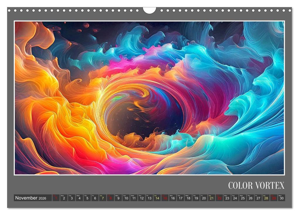 Weitere Ansicht: Fantasy in shape and color (Wall Calendar 2026 DIN A3 landscape), CALVENDO 12 Month Wall Calendar | Calvendo, Werner Braun