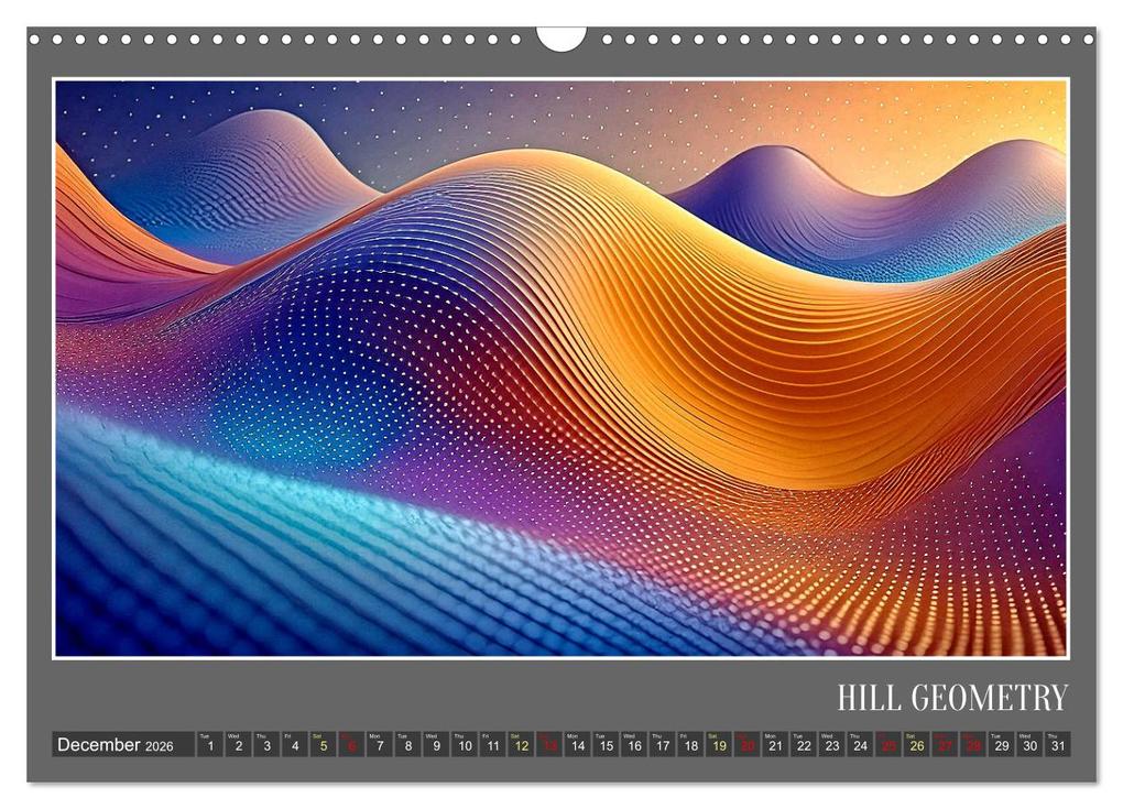 Weitere Ansicht: Fantasy in shape and color (Wall Calendar 2026 DIN A3 landscape), CALVENDO 12 Month Wall Calendar | Calvendo, Werner Braun