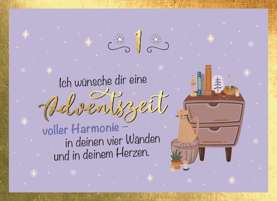 Weitere Ansicht: 24 Adventswünsche für dich