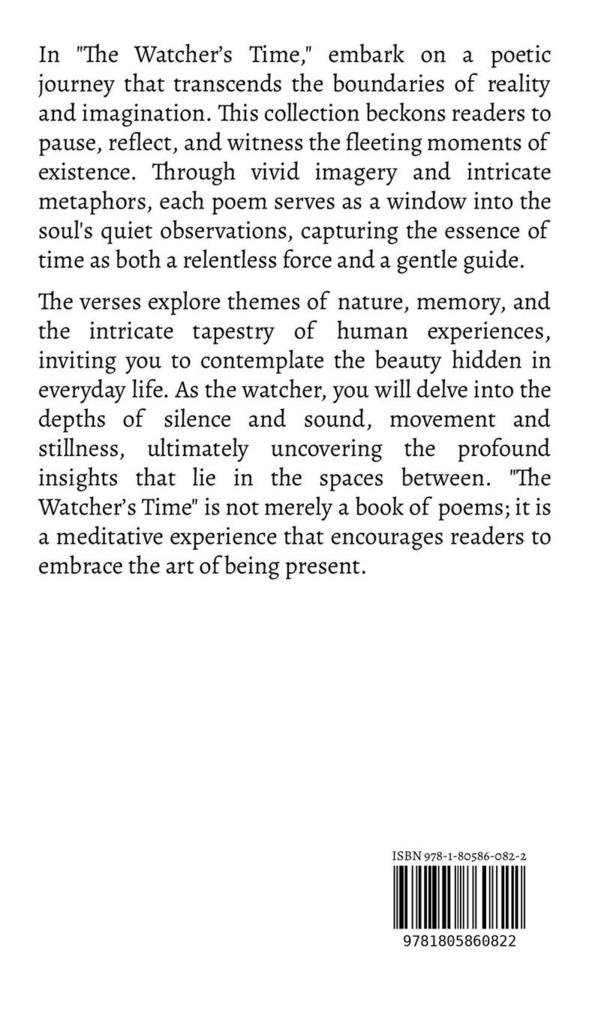 Weitere Ansicht: The Watcher's Time | Kieran Blackwood