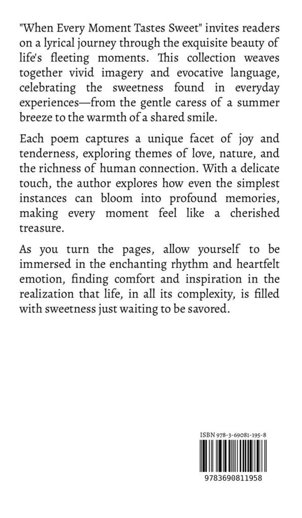 Weitere Ansicht: When Every Moment Tastes Sweet | Adeline Fairfax