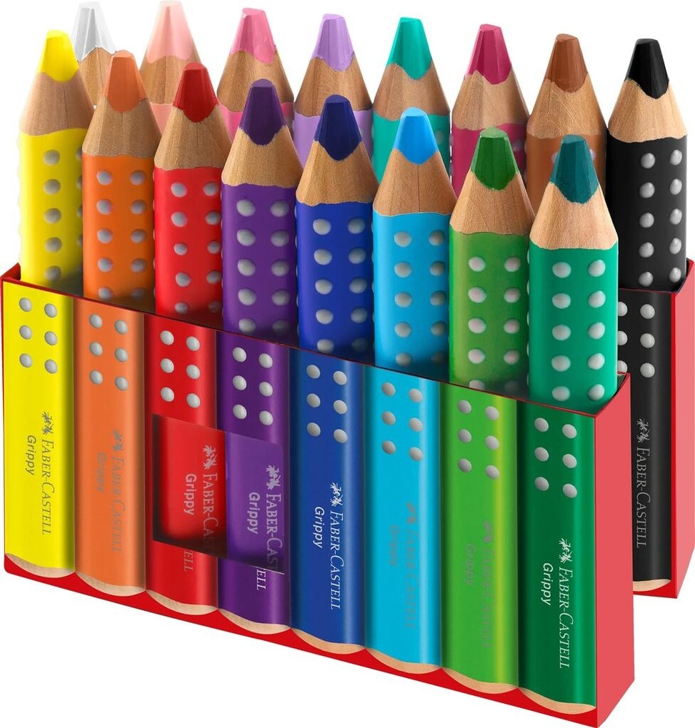 Weitere Ansicht: Faber-Castell Buntstifte Grippy 16er Set mit Spitzer