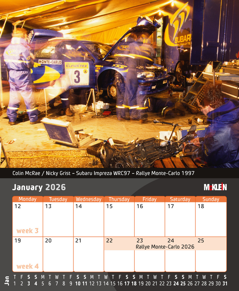 Weitere Ansicht: 2026 Desktop Rally Calendar