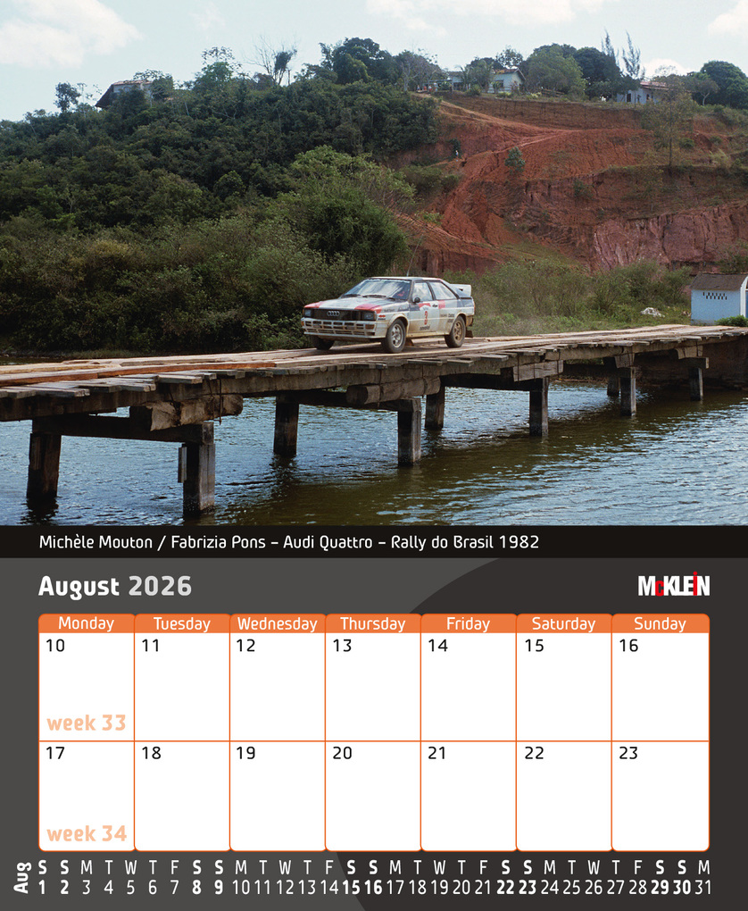 Weitere Ansicht: 2026 Desktop Rally Calendar