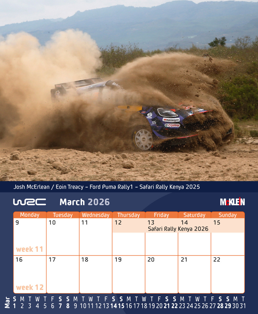 Weitere Ansicht: 2026 Desktop Rally Calendar
