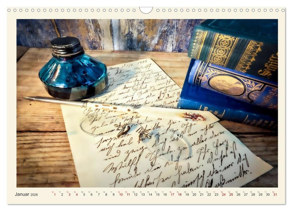Weitere Ansicht: Handschriftlich (Wandkalender 2026 DIN A3 quer), CALVENDO Monatskalender | Eva Ola Feix, Calvendo