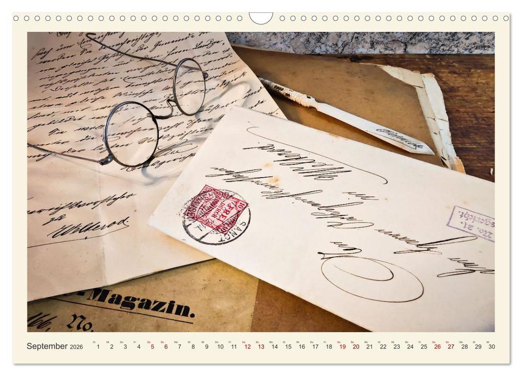 Weitere Ansicht: Handschriftlich (Wandkalender 2026 DIN A3 quer), CALVENDO Monatskalender | Eva Ola Feix, Calvendo